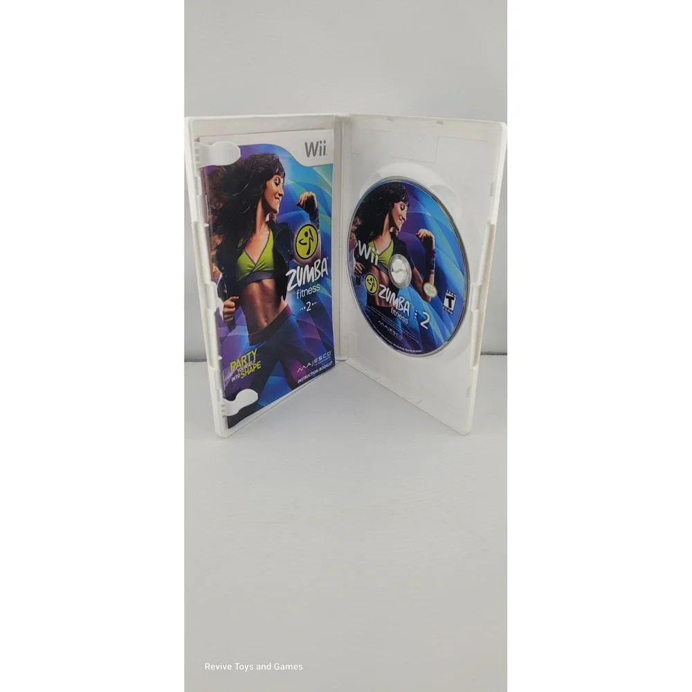Zumba Fitness 2 (Nintendo Wii, 2011) CIB Complete Tested and Working Great Cond.